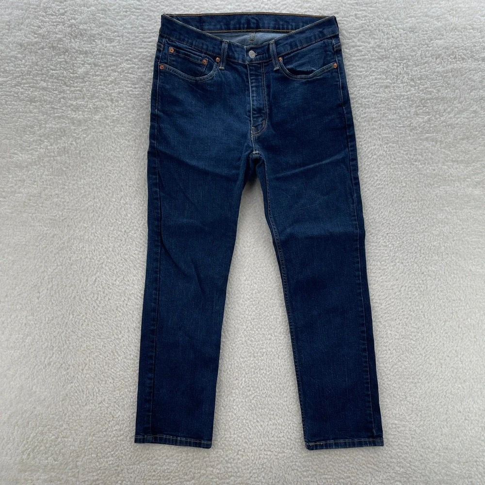 Levi's 514 Jeans Men's 32x30* Blue Straight Jeans Dark Wash Denim Casual Preppy